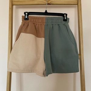 Colorblock jogger short